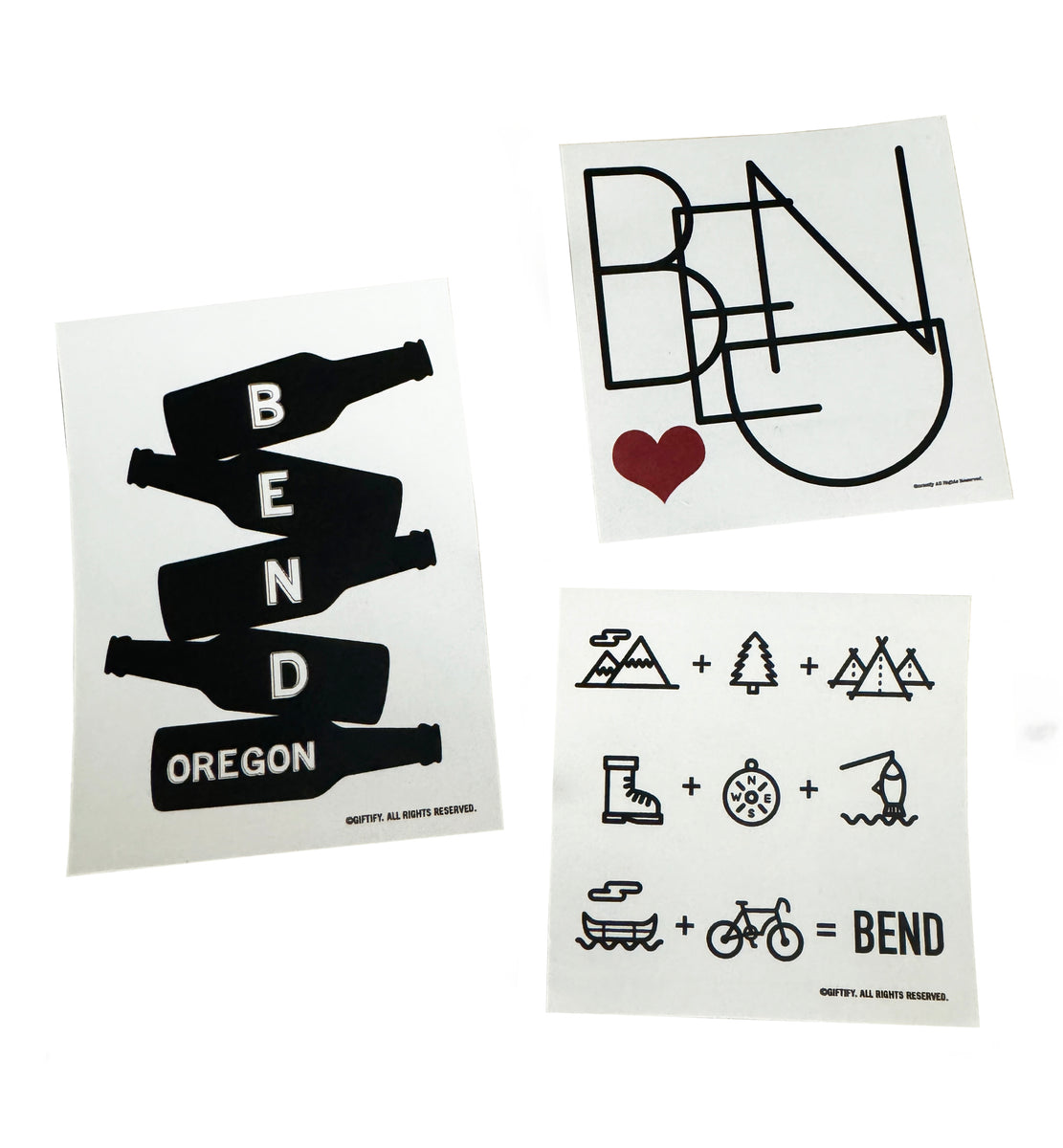 Bend Oregon vinyl sticker – noteify