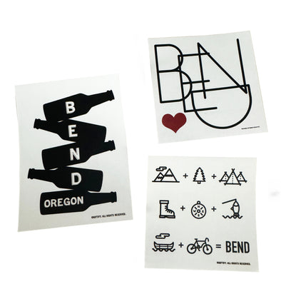 Bend Oregon vinyl sticker