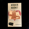 NYC Brooklyn Bridge Wooden Magnet - noteify