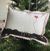 Bend Oregon Old Mill Mountains Fabric Ornament - noteify