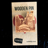 Chicago 'The Bean' Wooden Pin - noteify