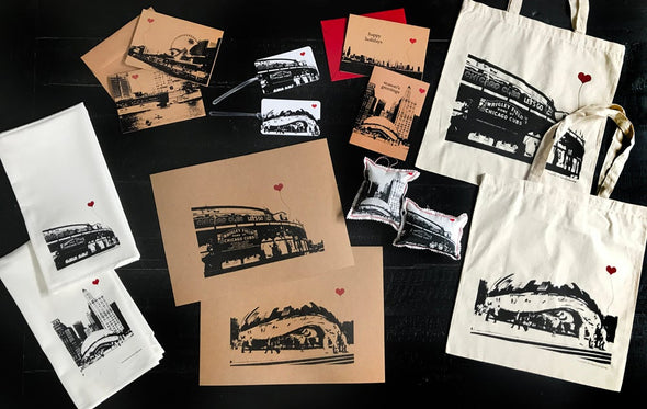 The Bean in Chicago in Lightweight Cotton Tote Bag - noteify