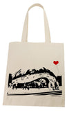 The Bean in Chicago in Lightweight Cotton Tote Bag - noteify