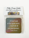 Dolly Parton Quotes Reusable Paper Coaster Assorted Set of 8 - noteify