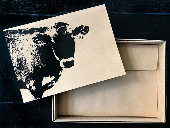 Farm Animal Assorted note card boxed set of 8 - noteify