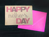 Happy Mother's Day single note card - noteify