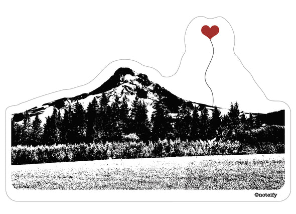 Mt. Hood Oregon sticker - noteify