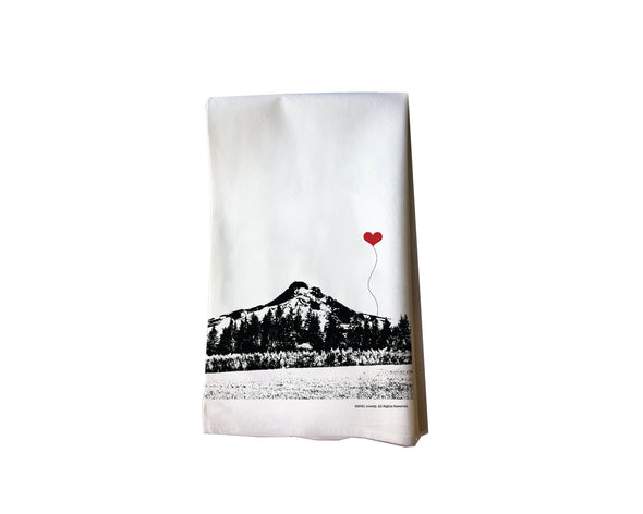 Mt. Hood Oregon tea towel - noteify
