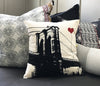 Brooklyn Bridge Square Canvas Throw Pillow - noteify