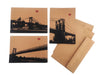 NYC Lover's Bridges set of 3 note cards - noteify