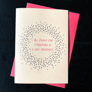 All I Want for Christmas Political Resistance Cards