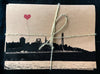 Oakland Bay Bridge set of 3 note cards - noteify