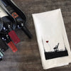 Oakland Lover's Single Crane tea towel - noteify