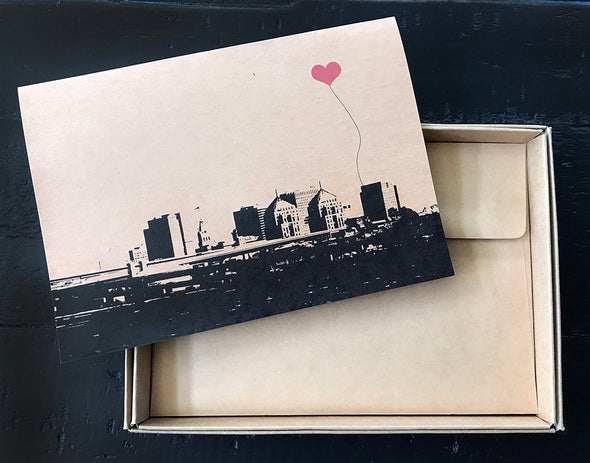 Oakland Lover's assorted boxed set of 8 note cards - noteify