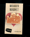 Portland Oregon White Stag Sign Wooden Magnet - noteify