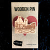 Seattle Space Needle Wooden Pin - noteify