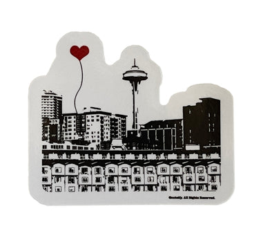 Seattle Space Needle sticker - noteify