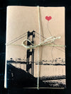 San Francisco Golden Gate Bridge set of 3 Bridge Views note card set - noteify