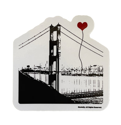 Golden Gate Bridge sticker - noteify