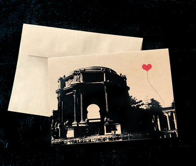 San Francisco Palace of Fine Arts single note card - noteify