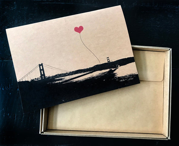 San Francisco Lover's Boxed note card set - noteify