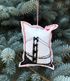 San Francisco Golden Gate Bridge Fabric Ornament - noteify