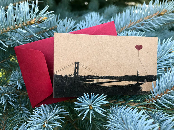 San Francisco Golden Gate Bridge gift tags set of 3 - noteify
