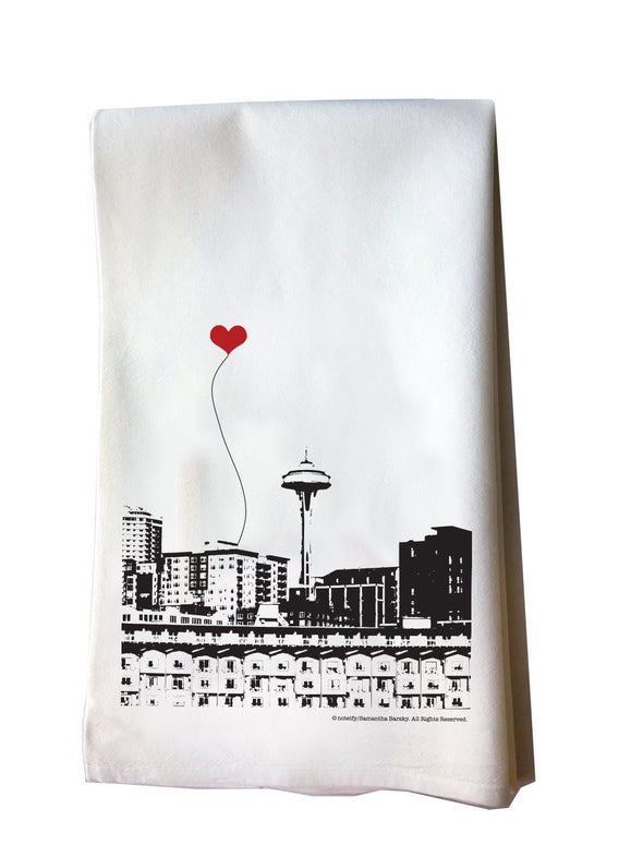 Seattle Space Needle Tea Towel - noteify