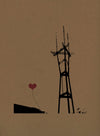 San Francisco Lover's Prints - choose your favorite - noteify