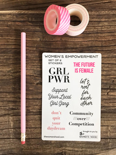 Women’s Empowerment Sticker Sheet - noteify