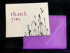 Thank You w/Wheat Set of 8 note cards - noteify