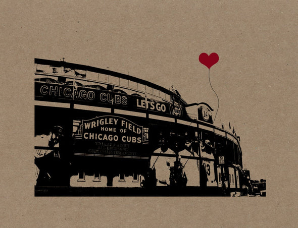 Wrigley Field Chicago Cubs Poster Print - noteify
