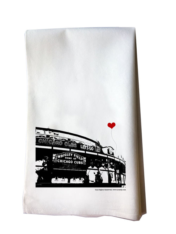 Wrigley Field Chicago Cubs Tea Towel - noteify