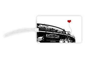Wrigley Field Chicago Cubs Luggage Tag - noteify