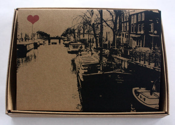 Amsterdam Lover's note card assorted boxed set of 8 - noteify