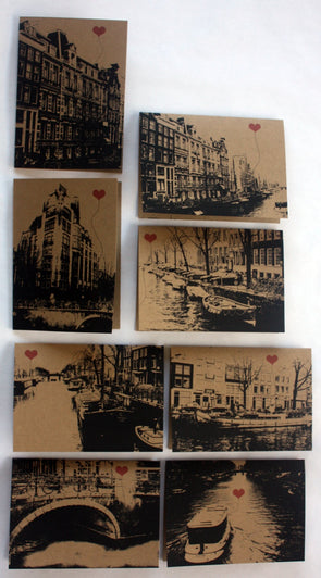 Amsterdam Lover's note card assorted boxed set of 8 - noteify