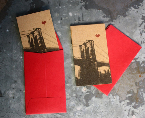 Brooklyn Bridge gift tags - noteify