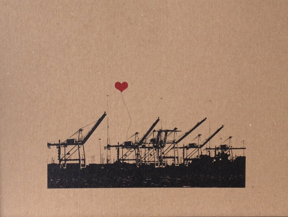 Oakland Lover's Cranes poster print - noteify