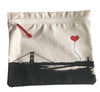 San Francisco Golden Gate Bridge Canvas Zipper Pouch - noteify